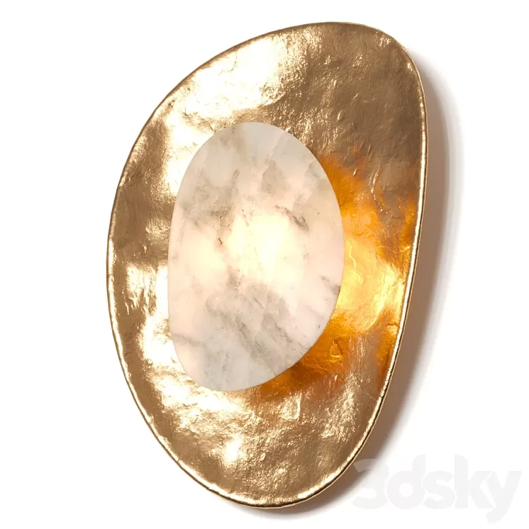 Achille Salvagni Oyster Sconce 3D Model Free