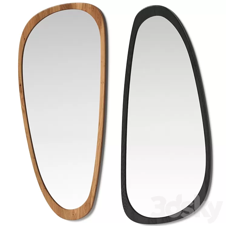 Acorn Mirror – West Elm 3D Model