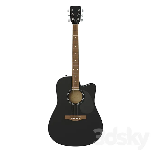 Acoustic guitar 3DModel