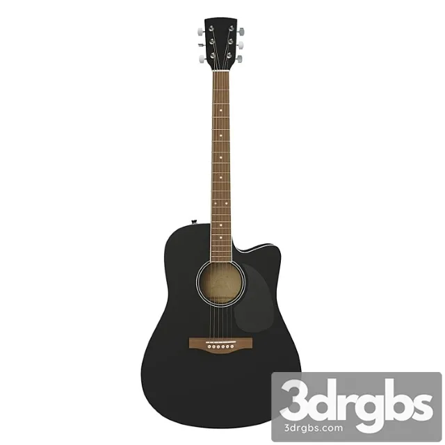 Acoustic Guitar 9 3D Model Free