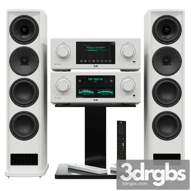 Acoustic system T A MP 3100 HV PA 3100 HV 3D Model Free