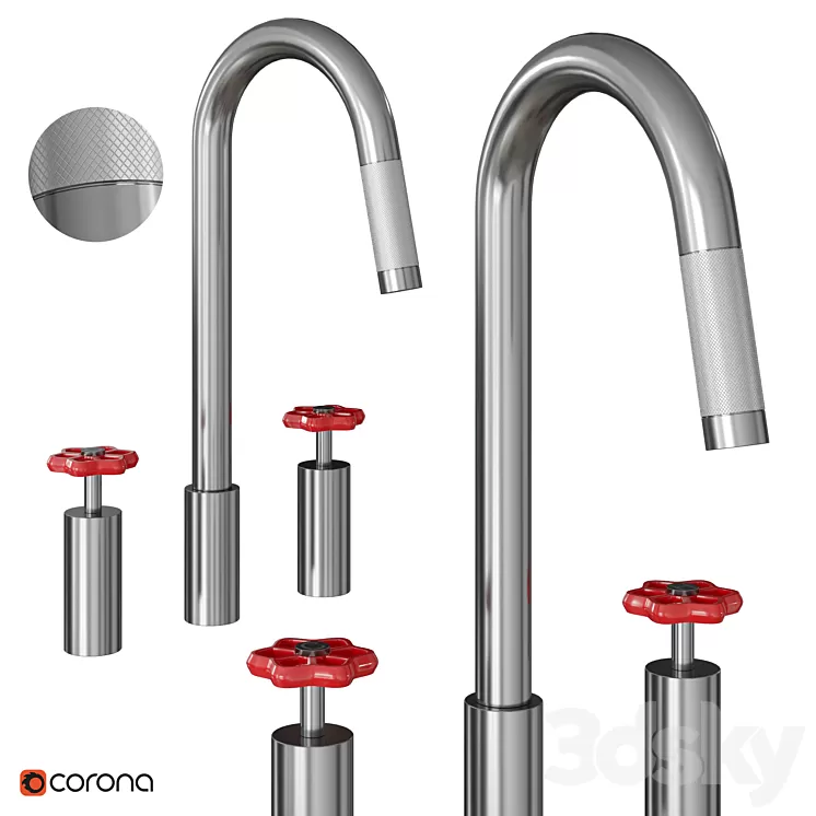 ACQUA Opinion Ciatti | Kitchen faucet 3D Model