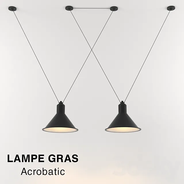 Acrobatic lamps 3D Model
