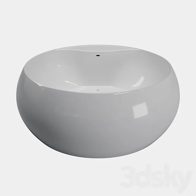 Acrylic bath BelBagno BB30-1550 3D Model