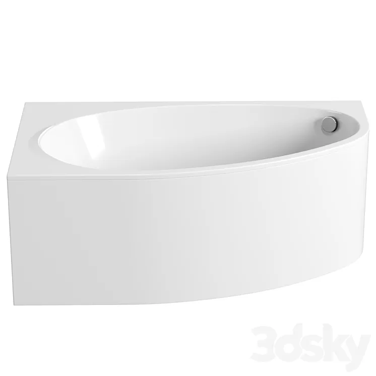 Acrylic bath Roca Corfu 3D Model Free Download