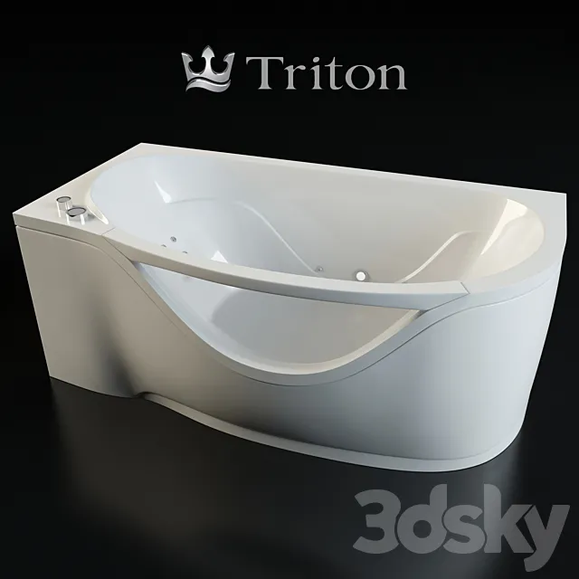 Acrylic bath Triton Milena 3DModel