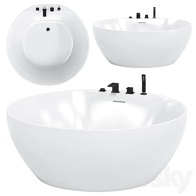 Acrylic bathtub ABBER AB9280 Free Download