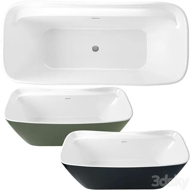 Acrylic bathtub Allen Brau Infinity 2 3D Model