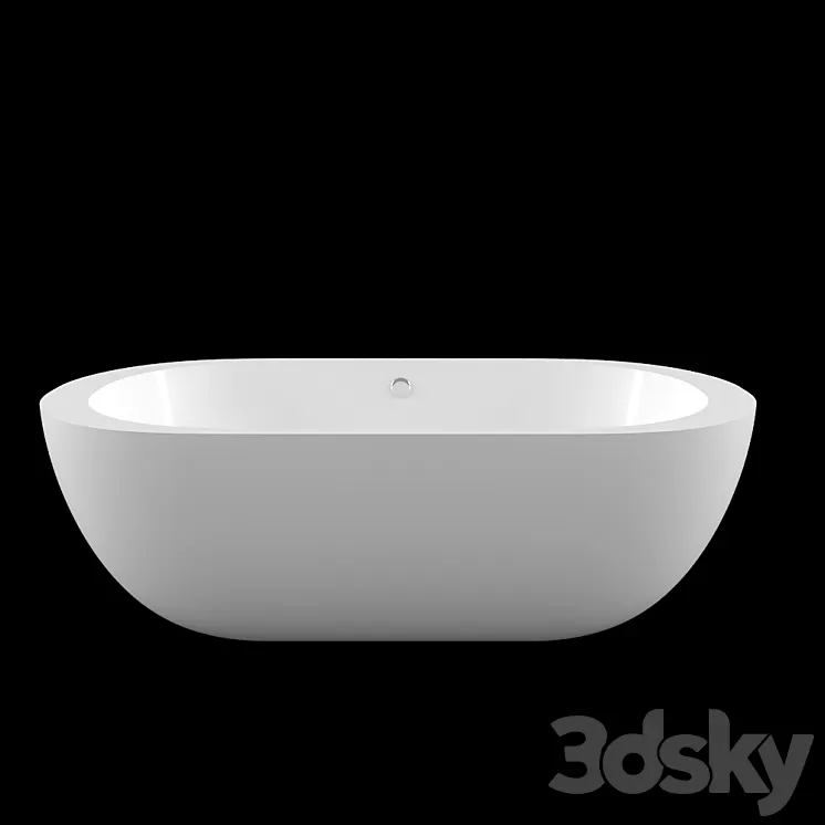 Acrylic bathtub Belbagno BB13-1800 3D Model