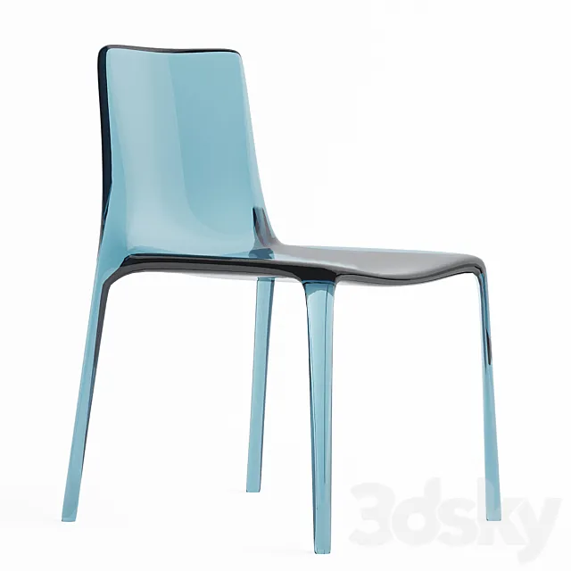 Acrylic chair 3D Model