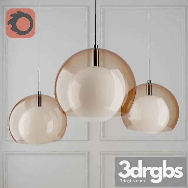 Acrylic Pedant Lamp 3D Model Free