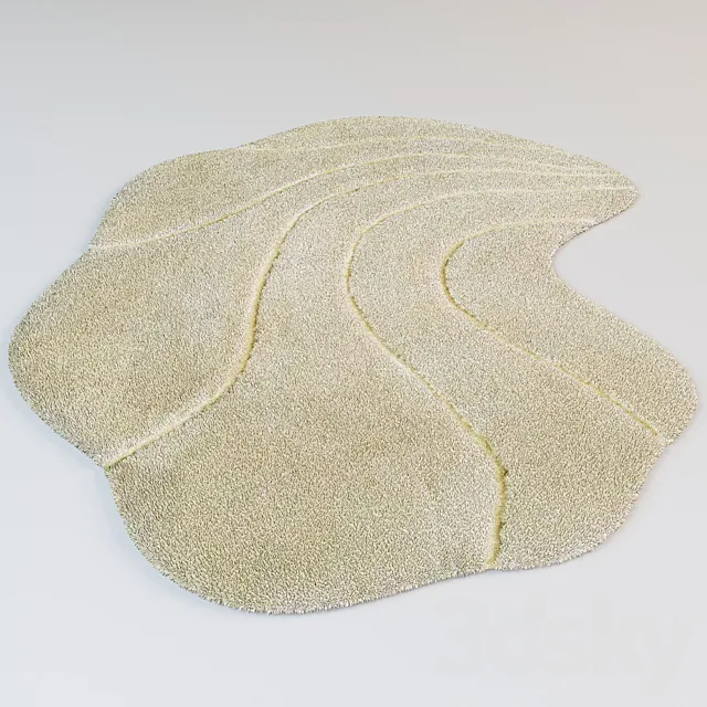 Acrylic rugs Karibik Lucca 3D Model