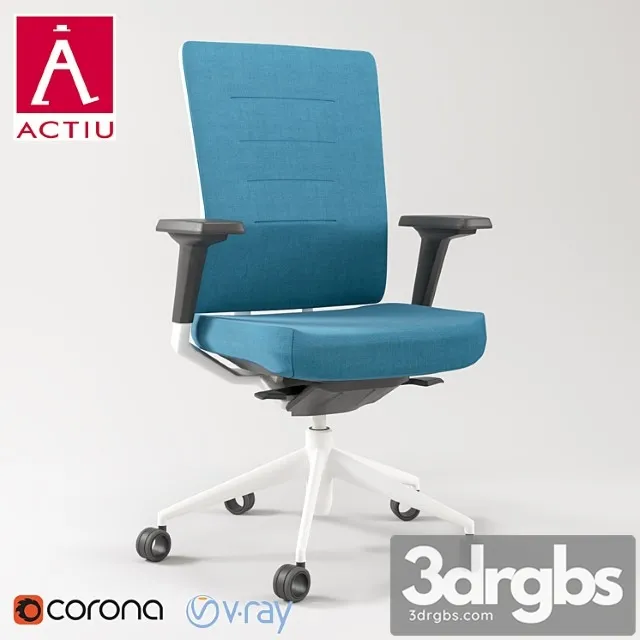 Actiu Tnk Flex Office Chair 1 3D Model Free
