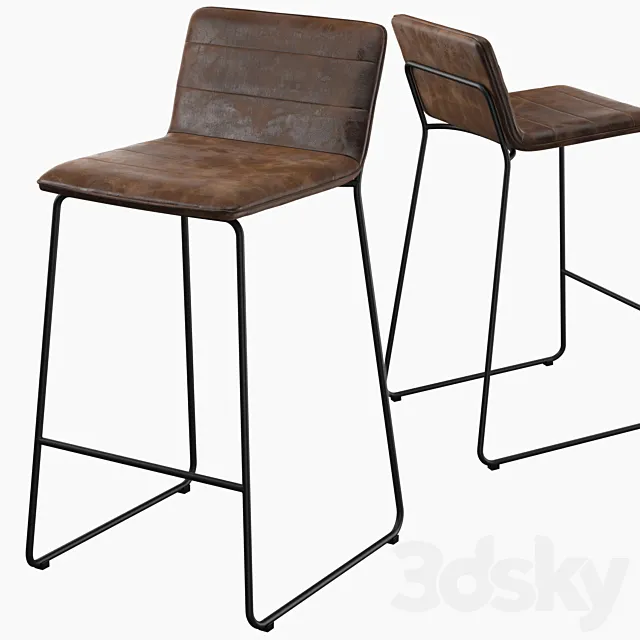 Actona Bar stool Kitos 3D Model
