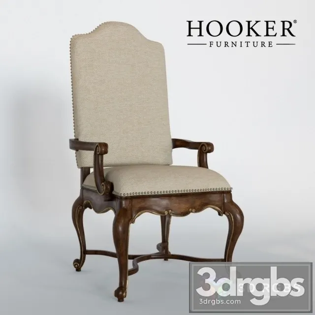 Adagio Upholstered Armchair 3D Model Free