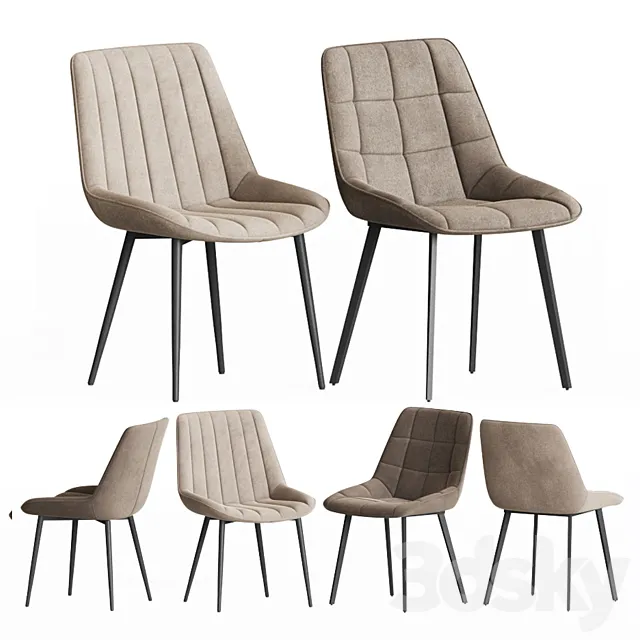 Adah & Anant Chair Set La Forma 3D Model