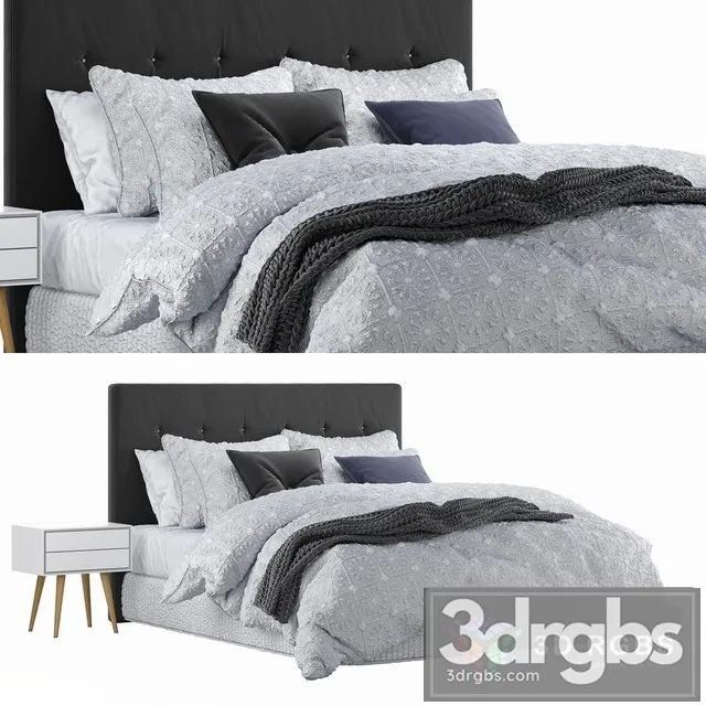 Adairs Australia 1 Bed 3D Model Free