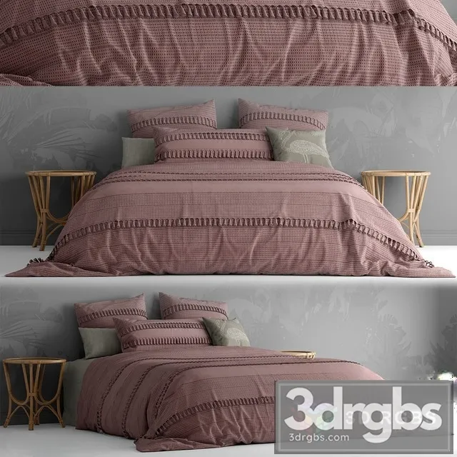 Adairs Australia Bed 3D Model Free