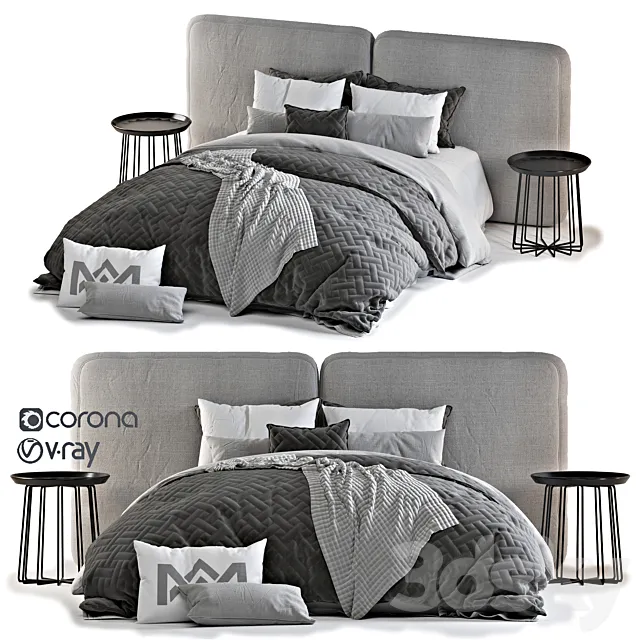 Adairs Bed 2 3D Model