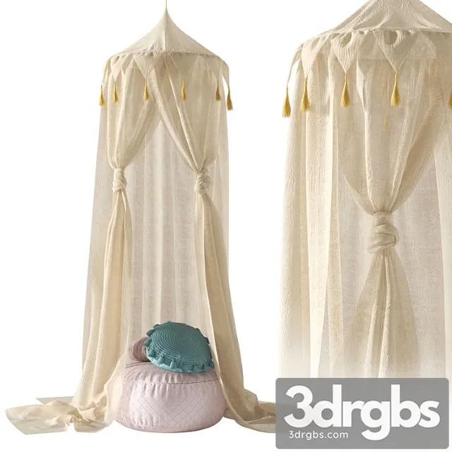 Adairs Kids Moroccan Dream Canopy 3D Model Free
