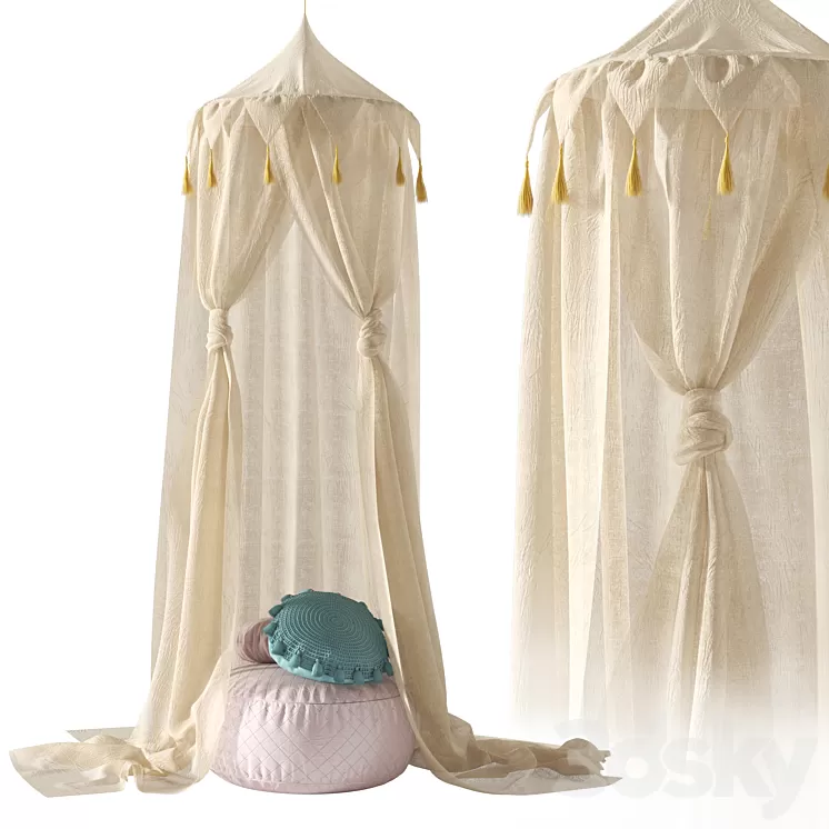 Adairs Kids Moroccan Dream Canopy 3D Model