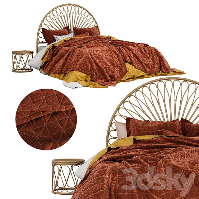 Adairs sahara coverlet 3DModel