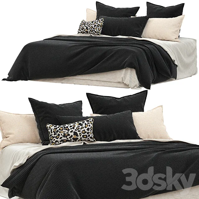 Adairs_Chunky Waffle Shadow Quilt Cover Set 3DModel