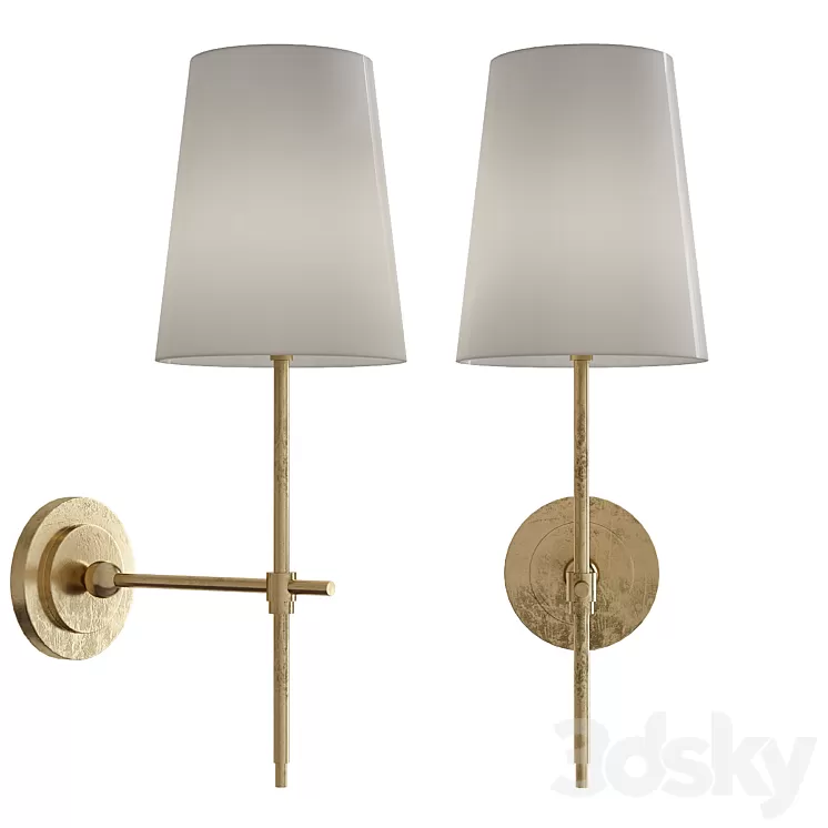 Adams Wall Sconce with Linen Shade