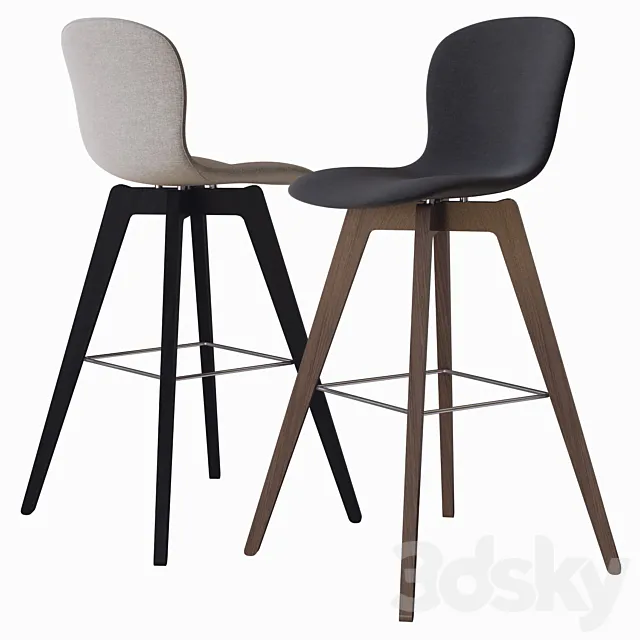adelaide bar stool boconcept 3D Model