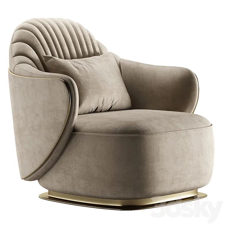 ADELE chair 3D Model Free