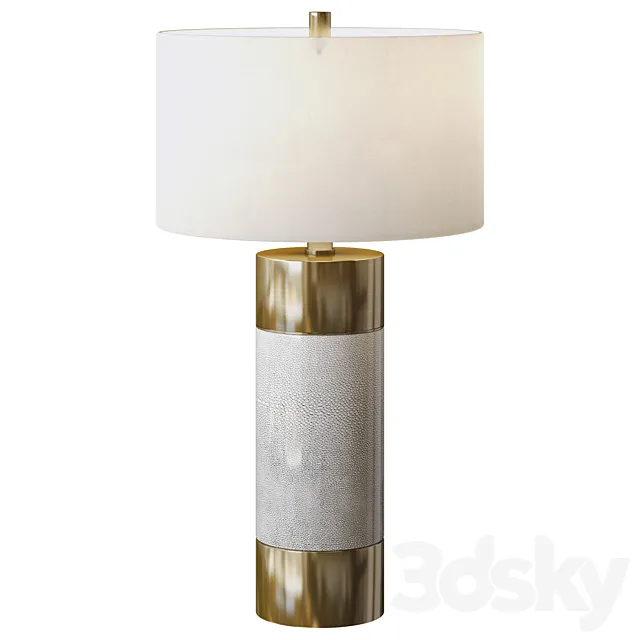 adelia table lamp by uttermost 3D Model