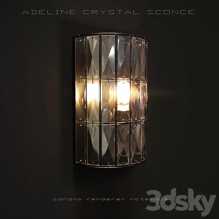 ADELINE CRYSTAL SCONCE 3D Model