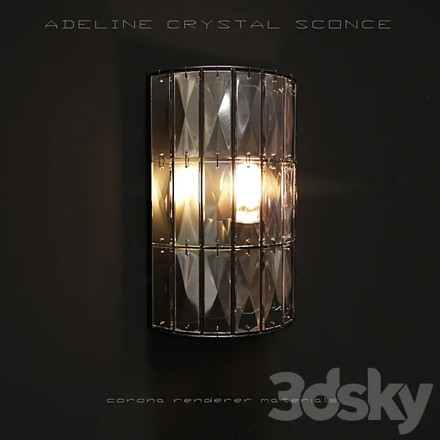 ADELINE CRYSTAL SCONCE 3DModel
