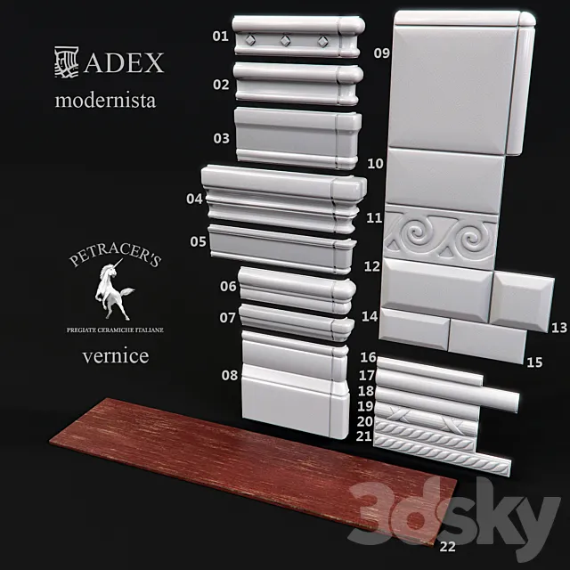 ADEX_modernista_Petracers vernice 3DModel