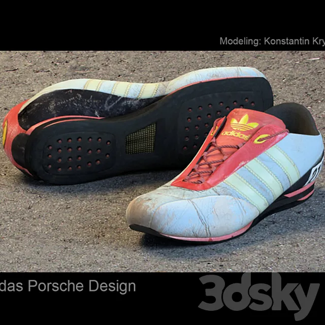 adidas Porsche design 3D Model