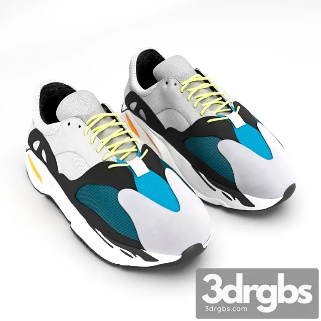 Adidas yeezy wave 700 3D Model Free