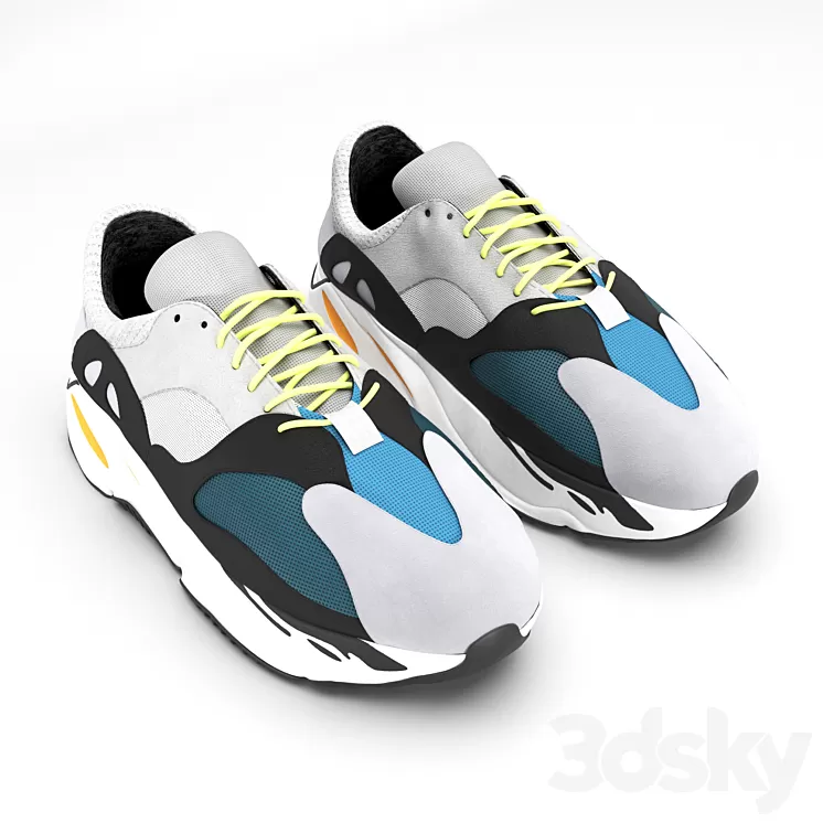 adidas yeezy wave 700 3D Model