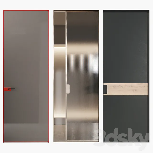 Adl Piana Doors 3D Model