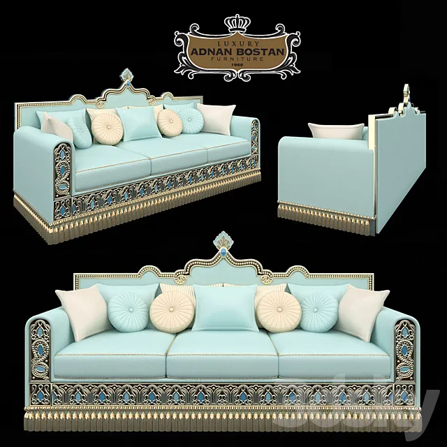 adnan bostan sofa 3D Model