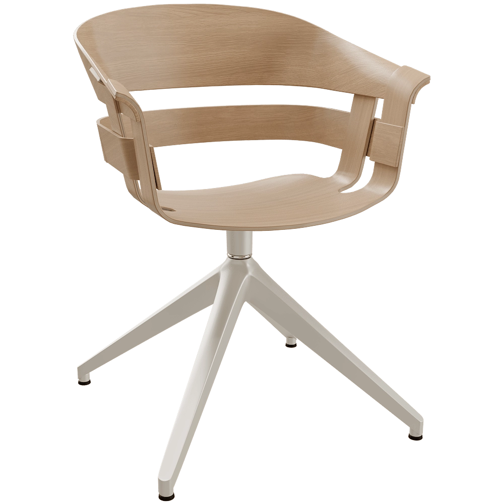 ADOR FACTORY - Chair Wick Chair Swivel Base 3D Model