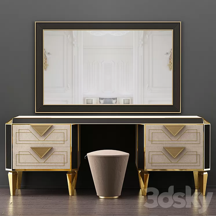 ADORA DIAMANTE dressing table 3D Model