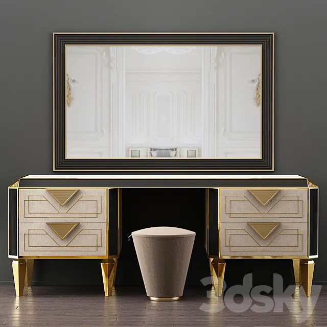ADORA DIAMANTE dressing table 3DModel