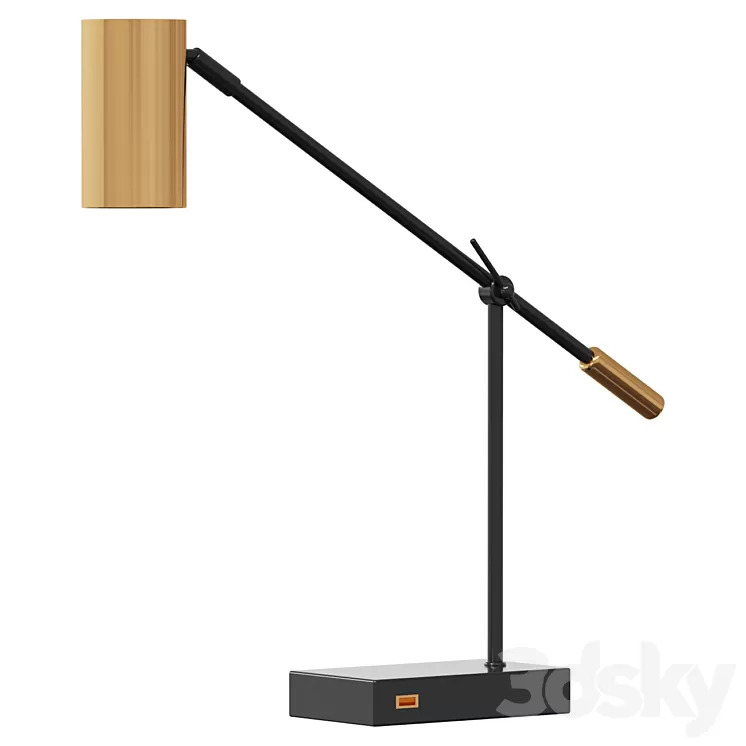 Adrian Charging Table Lamp Adrian Charging Table Lamp 3D Model Free
