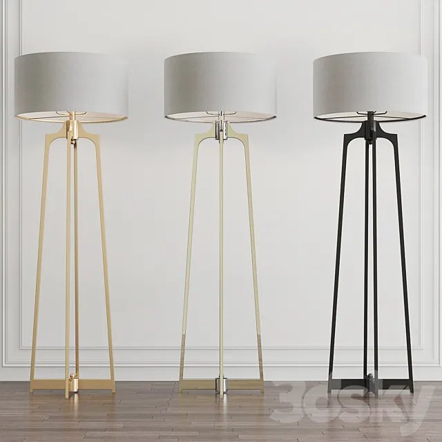 Adrian Modern Floor Lamp by Uttermost 3D Model