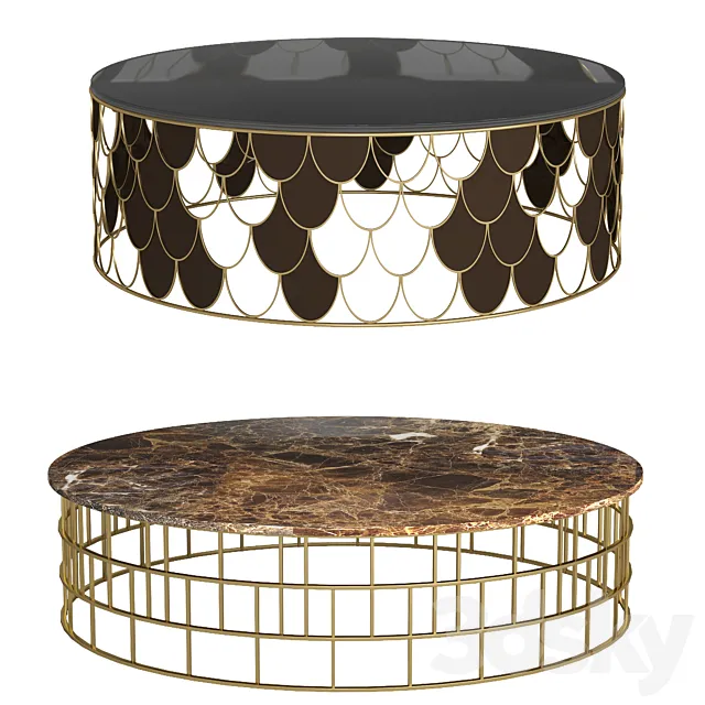 Adriana Hoyos - Bolero Cocktail Table 3D Model