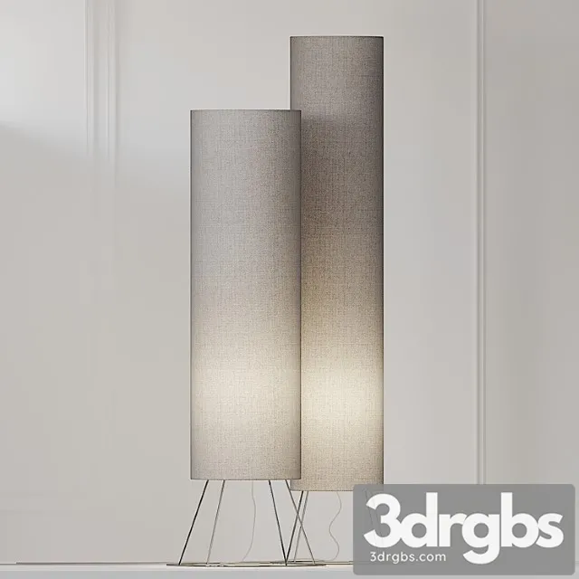 Adriani e rossi edizioni cilindro lampada da terra 3D Model Free