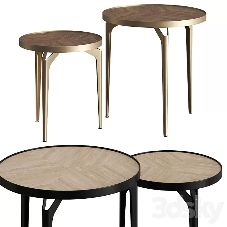 Adwin CT-399AB Coffee Tables 3D Model