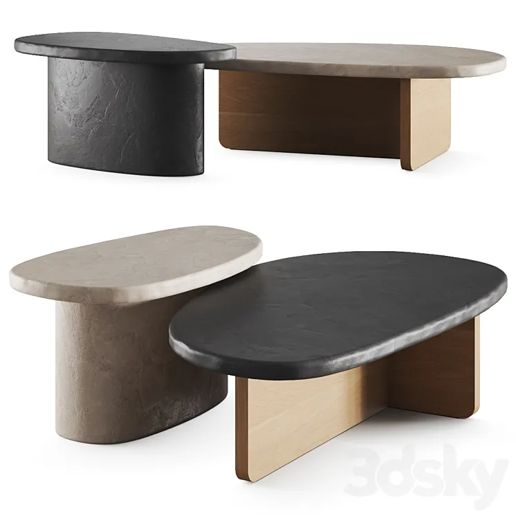 Aedam Anthony Mush Coffee Tables 3D Model Free