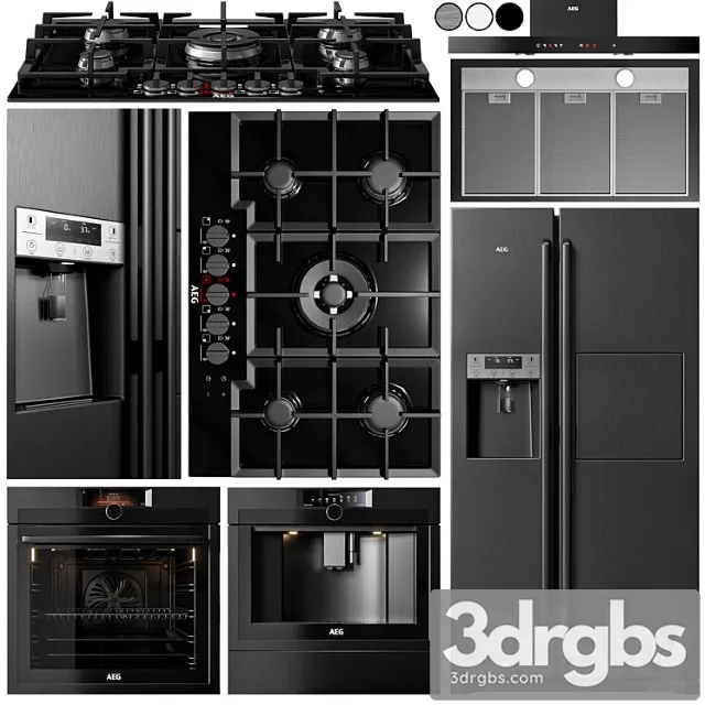 Aeg Appliance Collection 2 3D Model Free