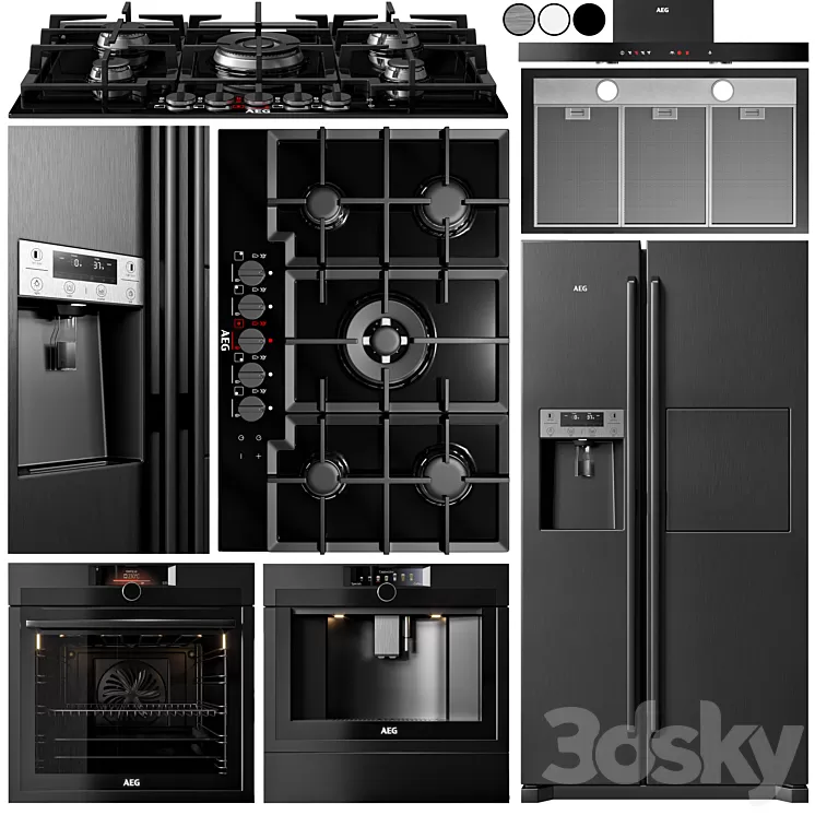 AEG appliance collection 3D Model